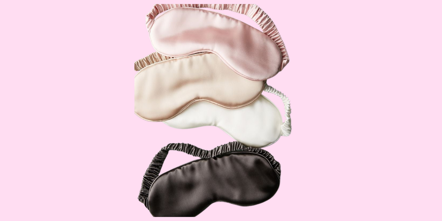 100% Pure Mulberry Silk Eye Mask, 22 momme Quality Silk Sleep Mask, Luxury Mulberry Silk Eye Mask, Self Care Gift For Her Or Him.