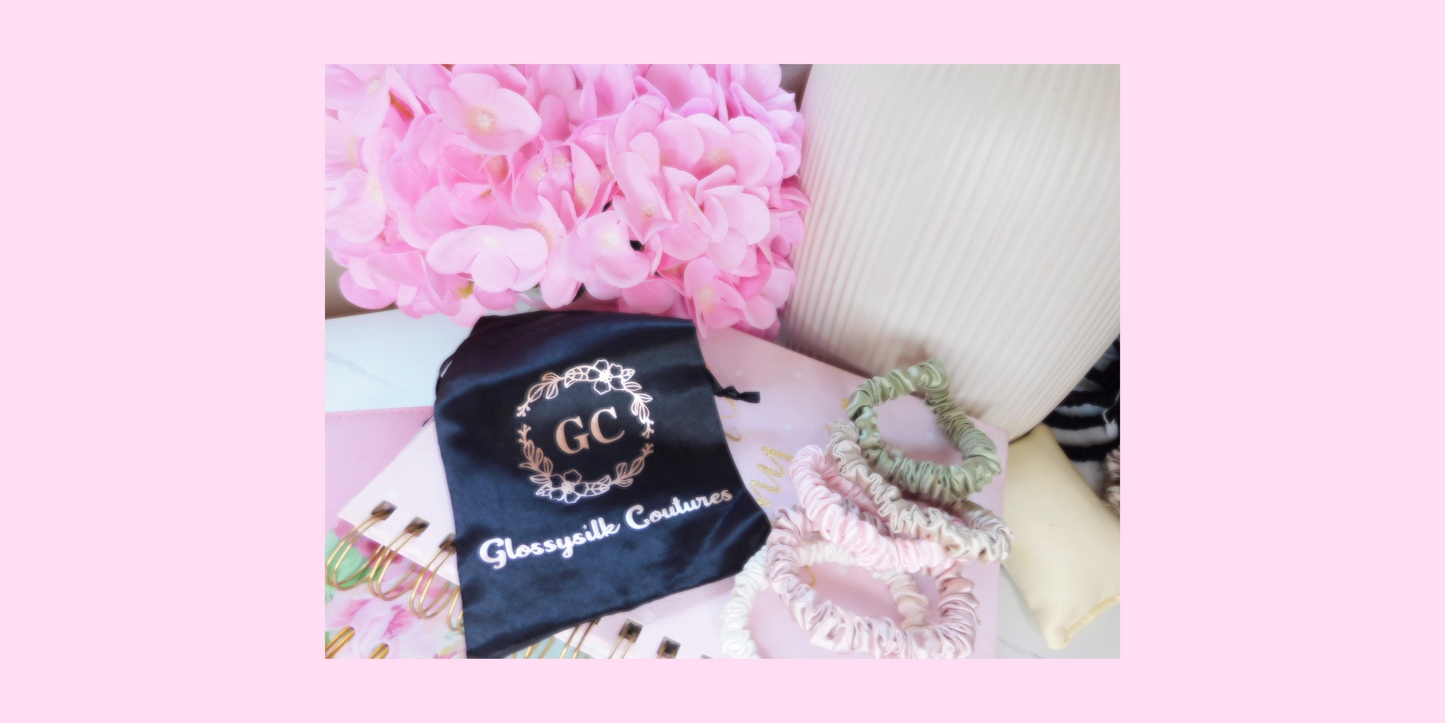 A MUST for your hair routine! 100% Mulberry Silk Hair Scrunchies Pack, Mulberry Silk Longer Lasting Hair Scrunchies, Hair Silk Ties, Prevents Breakage, Reduces Hair Loss.