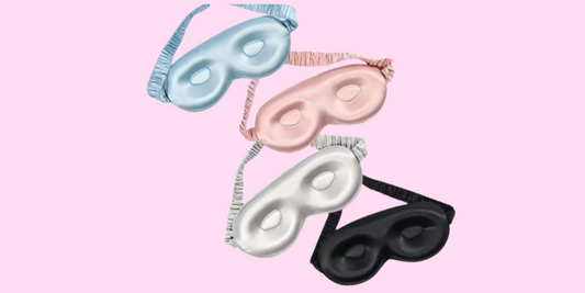 3D Mulberry Silk Eye Mask, Silk Eye Mask For Sleeping and For Travelling, Memory Foam Eye Mask For Extra Comfort, 3D Eye Mask For men & Women, 3D Eye Mask For Eye Lash Extension